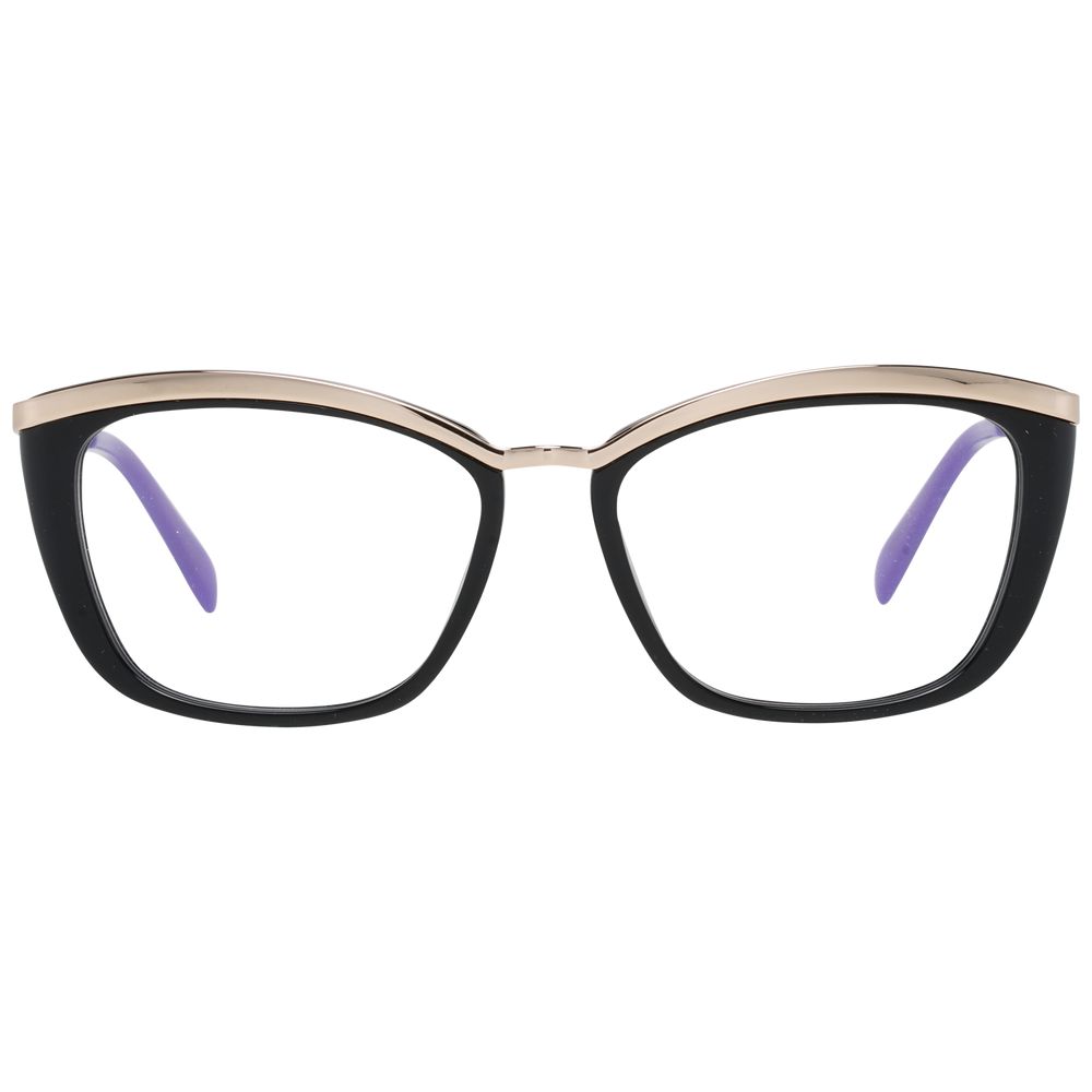 Emilio Pucci Women’s Optical Frames – Black Butterfly Design