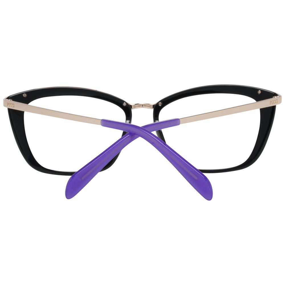 Emilio Pucci Women’s Optical Frames – Black Butterfly Design