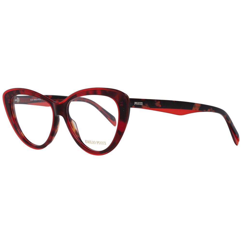 Emilio Pucci Red Women Optical Frames – 55mm