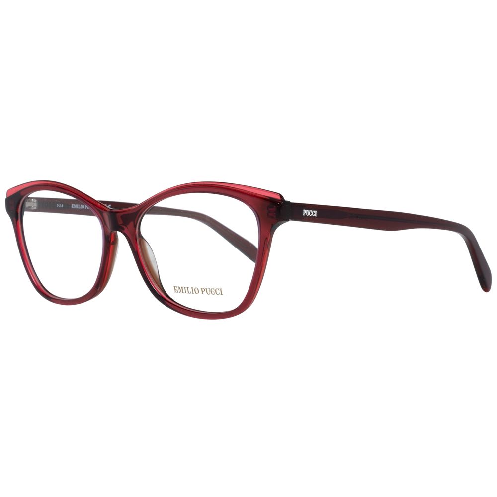 Emilio Pucci Red Women's Optical Frames – 54mm Full-Rim
