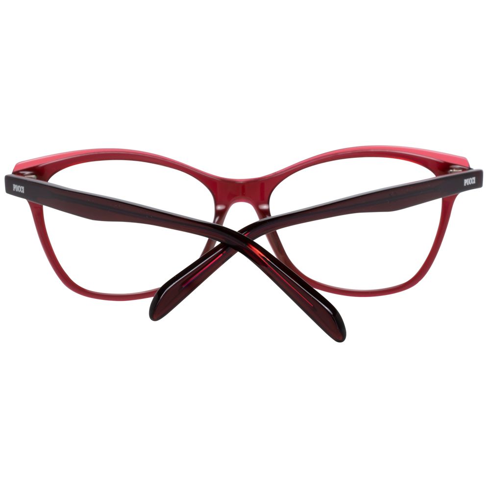 Emilio Pucci Red Women's Optical Frames – 54mm
