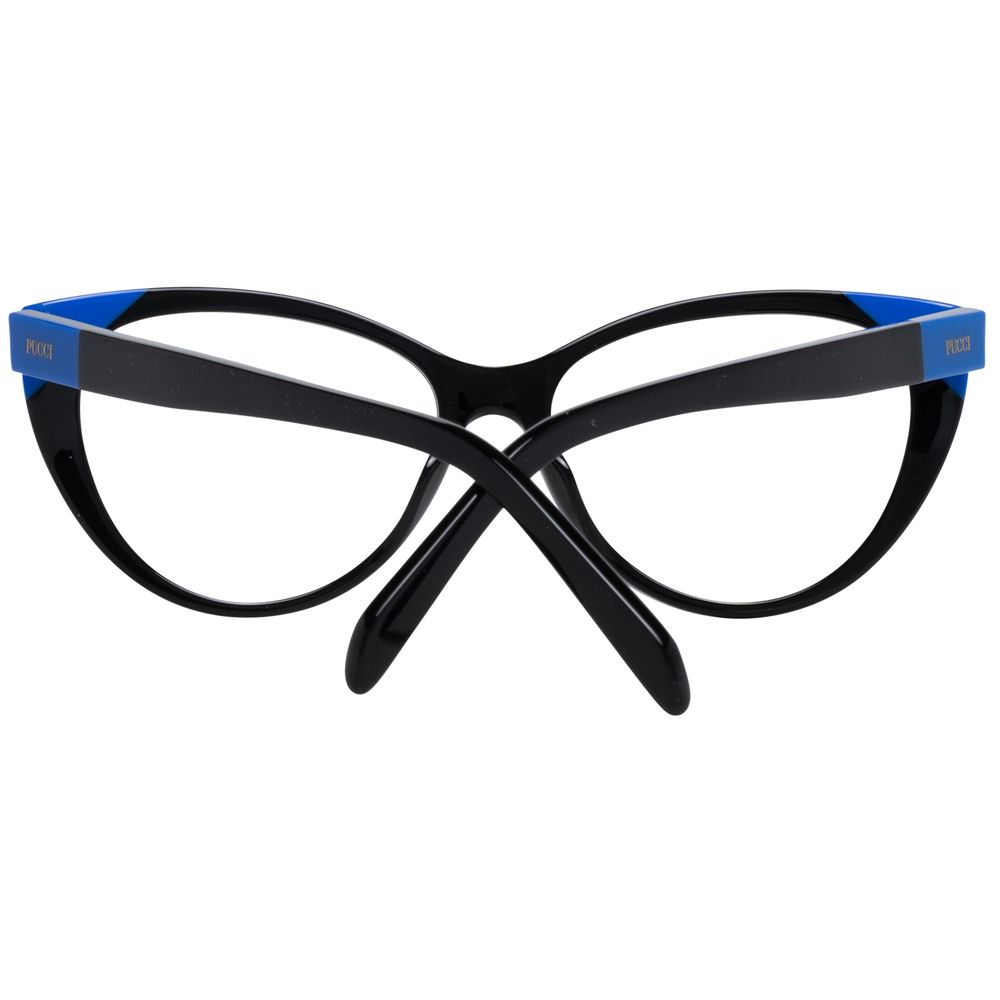 Emilio Pucci Women’s Optical Glasses – Black Cat Eye Style