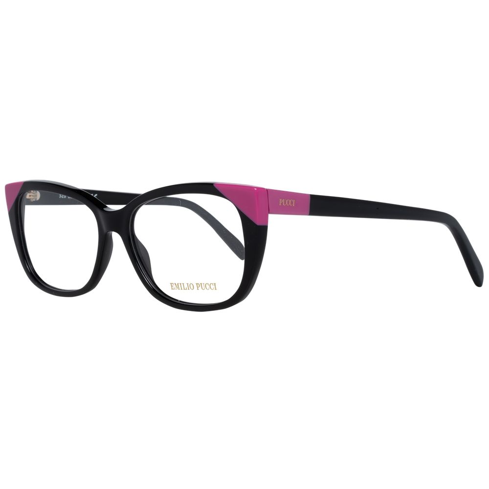 Emilio Pucci Women's Black Optical Frames – Butterfly Design