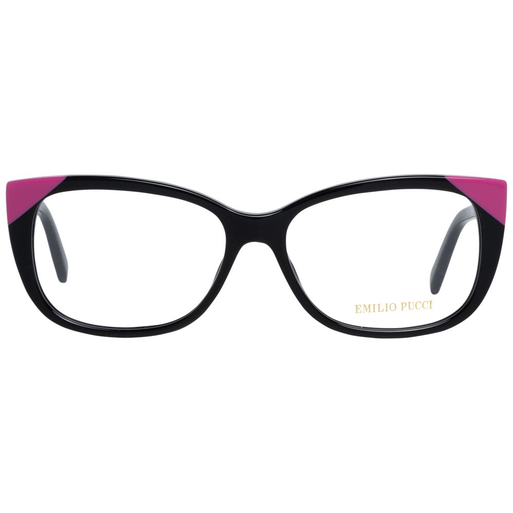 Emilio Pucci Women's Black Optical Frames – Butterfly Design
