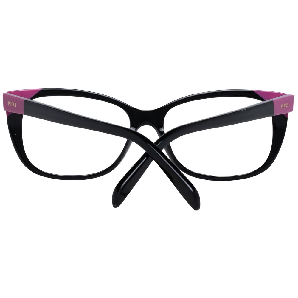 Emilio Pucci Women's Black Optical Frames – Butterfly Design
