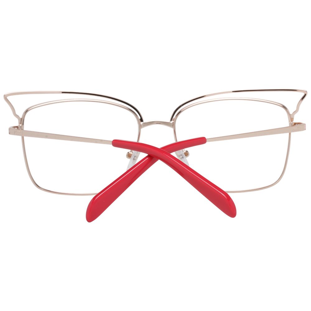 Emilio Pucci Women’s Optical Frames – Red Full-Rim, 53mm