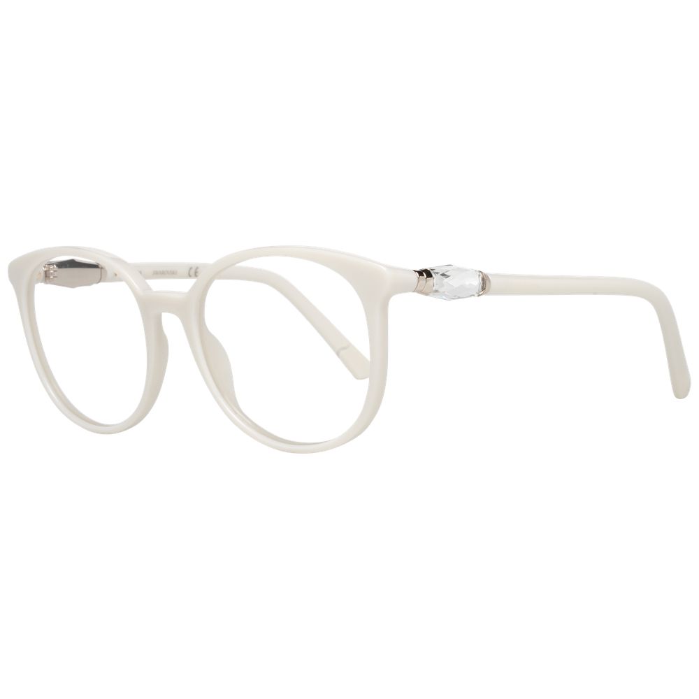Swarovski Women’s Optical Frames – White Square Frame, 52mm