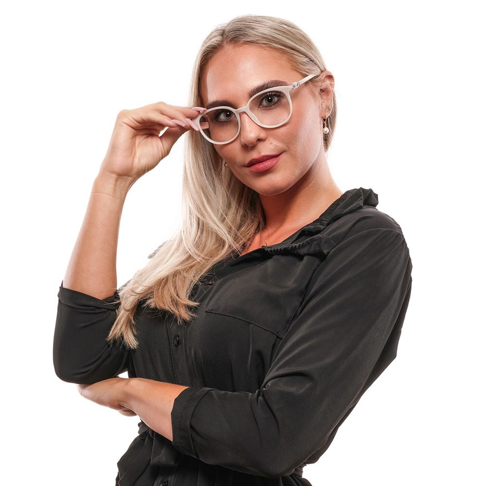 Swarovski Women’s Optical Frames – White Square Frame, 52mm