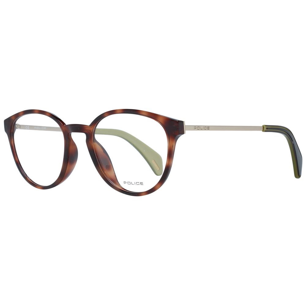Police Women's Optical Frames – Brown Full-Rim, 49mm