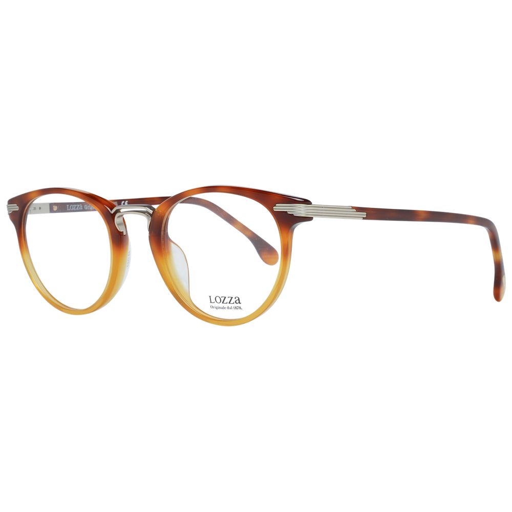 Lozza Brown Unisex Optical Frames – Square Full-Rim, 48mm