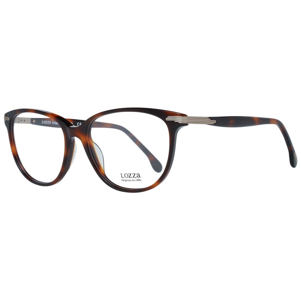 Lozza Women’s Optical Frames – Brown Square Full-Rim, 54mm