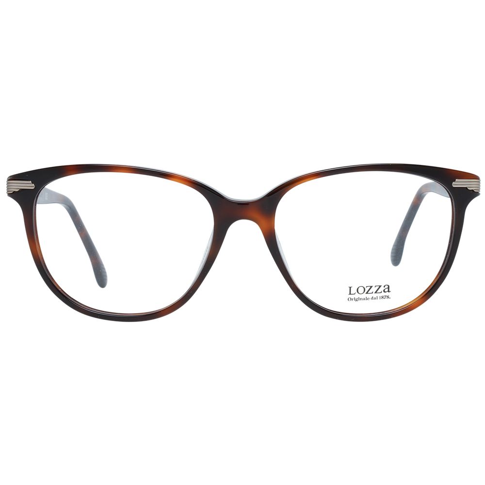 Lozza Women’s Optical Frames – Brown Square Full-Rim, 54mm