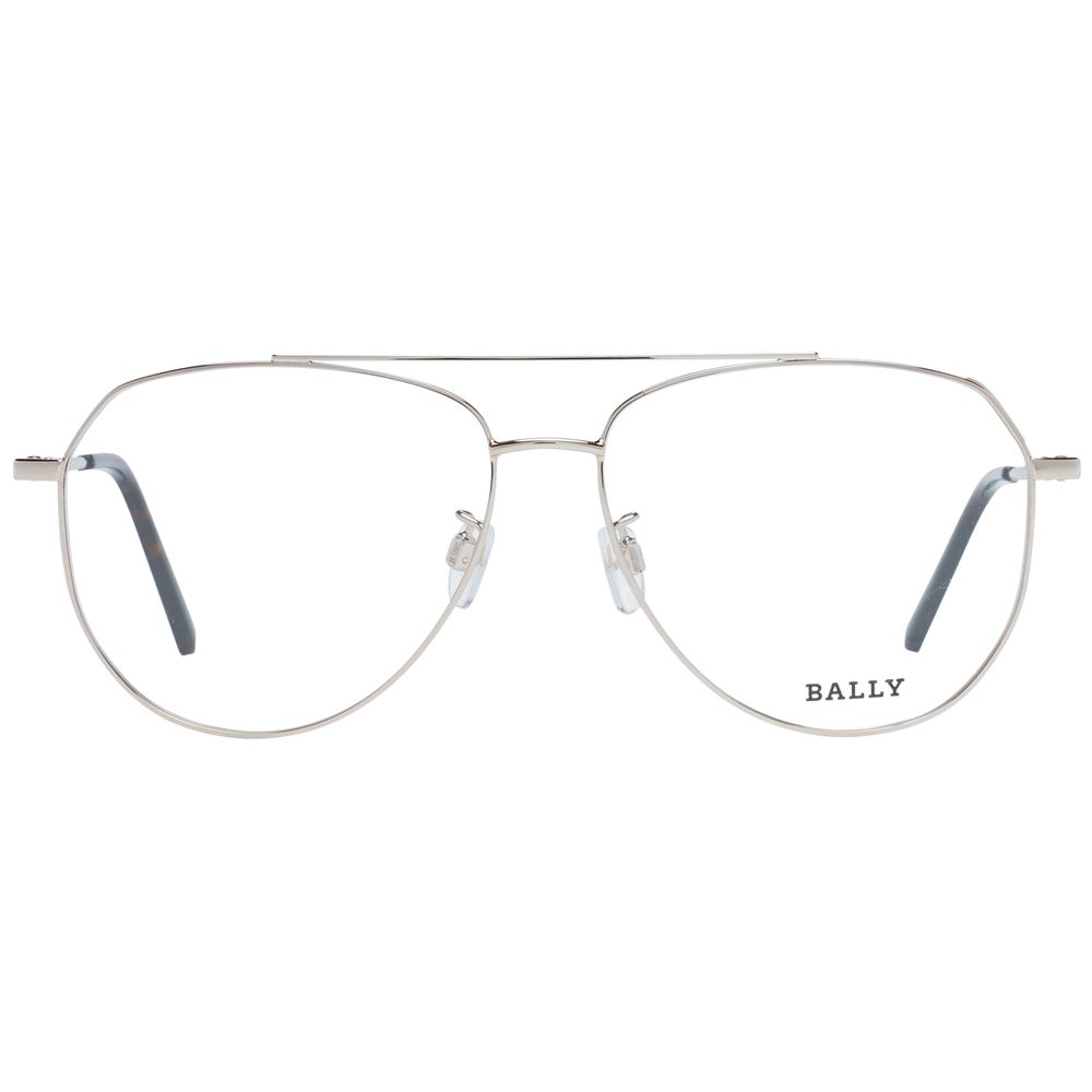 Bally Rose Gold Unisex Optical Frames – Aviator Style