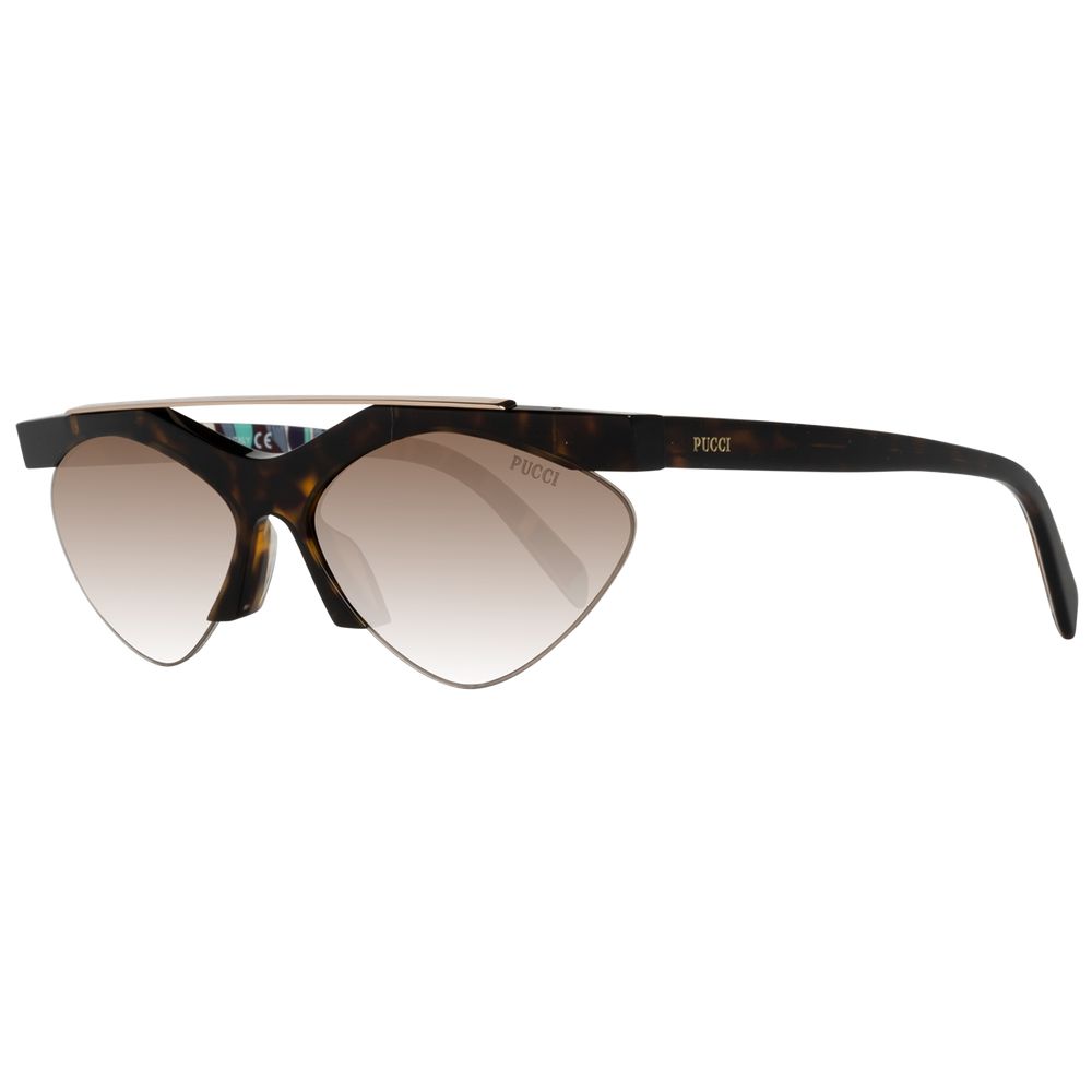 Emilio Pucci Brown Cat Eye Women Sunglasses