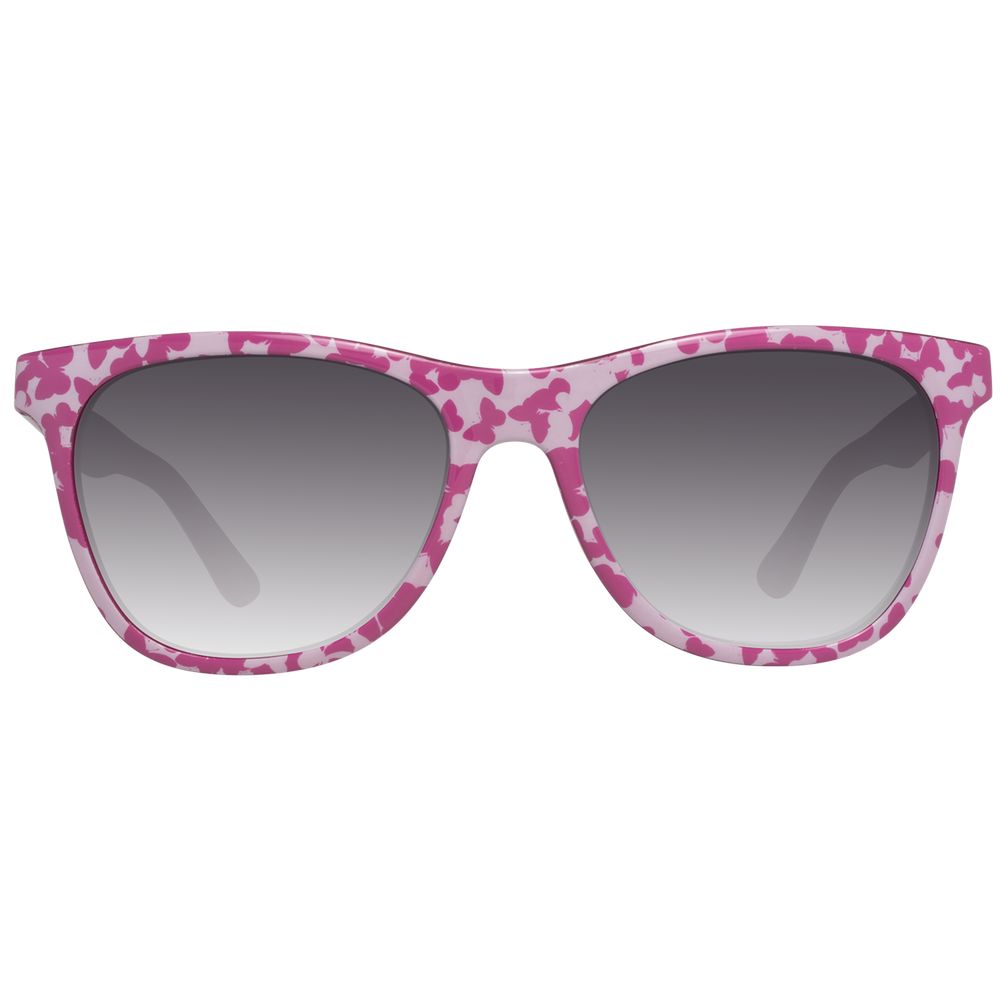 Joules Pink Oval Women's Sunglasses with Grey Lenses