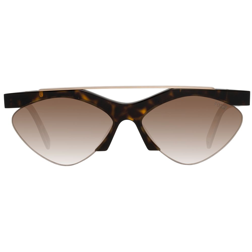 Emilio Pucci Brown Cat Eye Women Sunglasses