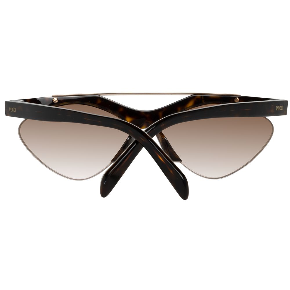 Emilio Pucci Brown Cat Eye Women Sunglasses