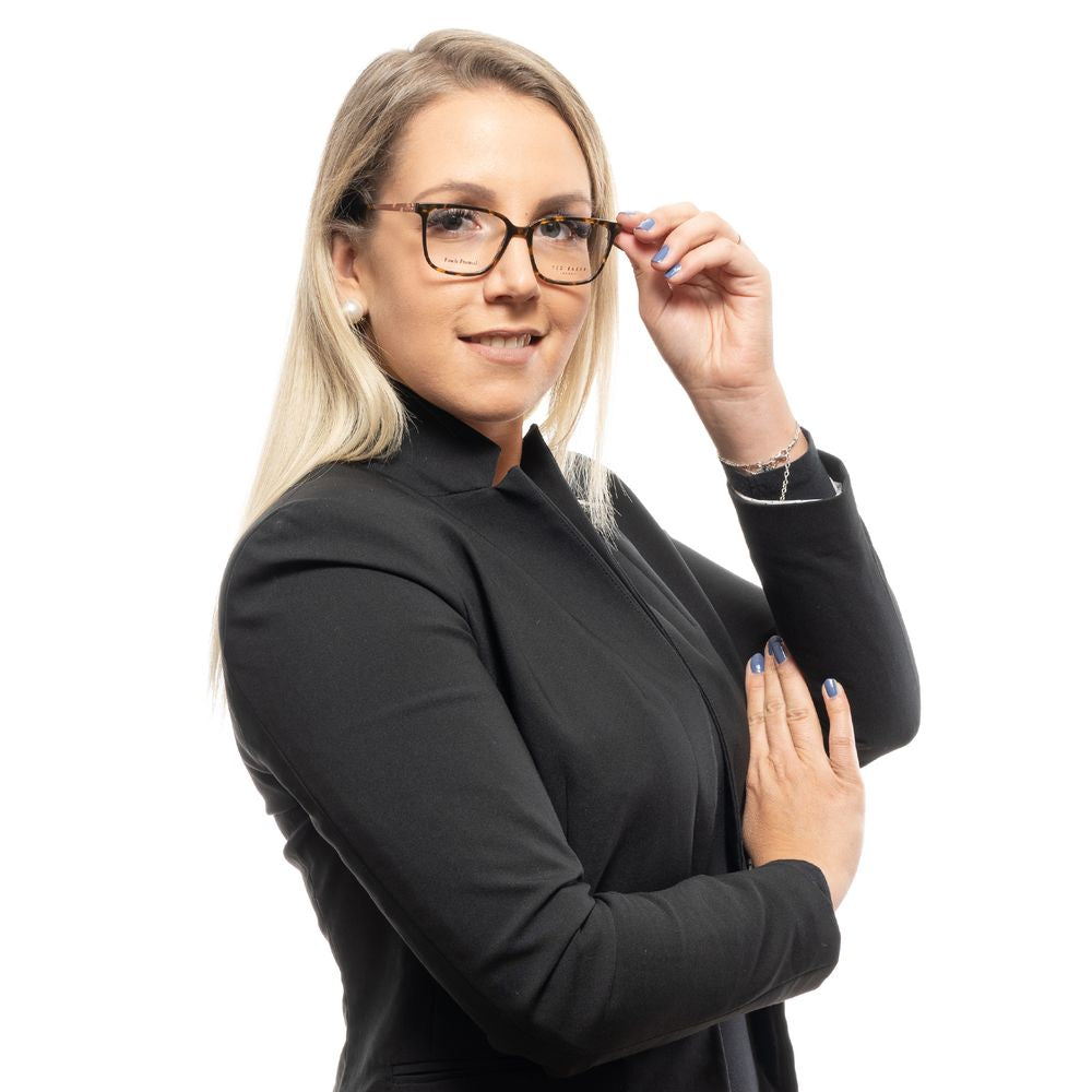 Ted Baker Women's Brown Optical Frames – Stylish Square Design