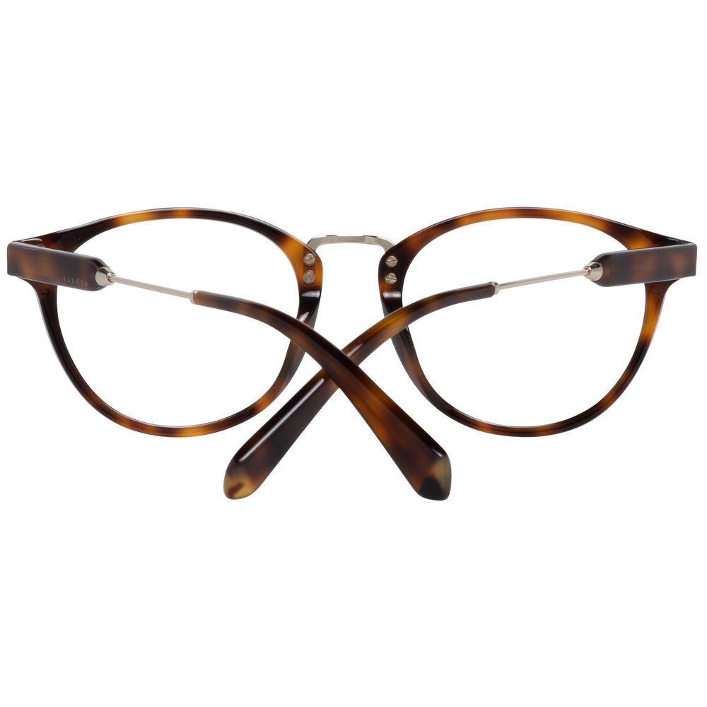 Sandro Brown Men’s Optical Frames – Round Full-Rim, 49mm