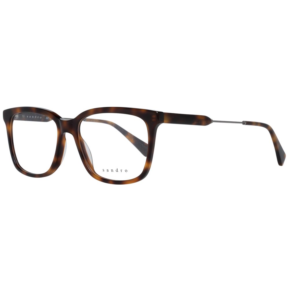 Sandro Brown Men’s Optical Frames – Trapezium Style, 50mm