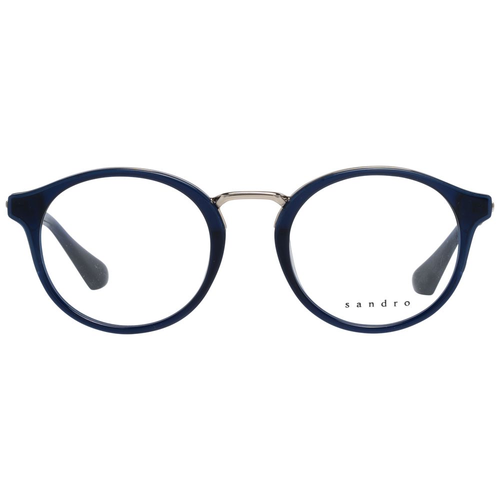 Sandro Women’s Optical Frames – Blue Round Design, 49mm