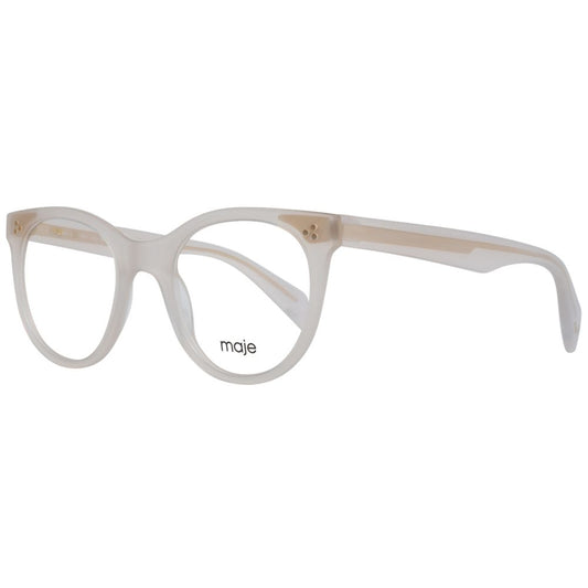 Maje Women’s Optical Frames – White Butterfly Style, 48mm