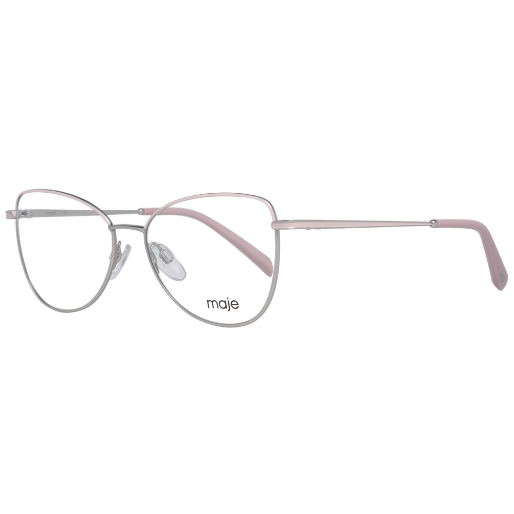 Maje Women’s Optical Frames – Pink Geometric Design, 52mm