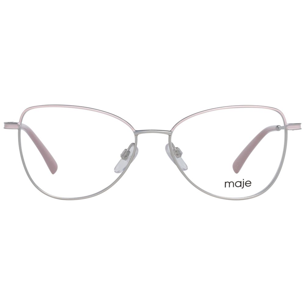 Maje Women’s Optical Frames – Pink Geometric Design, 52mm