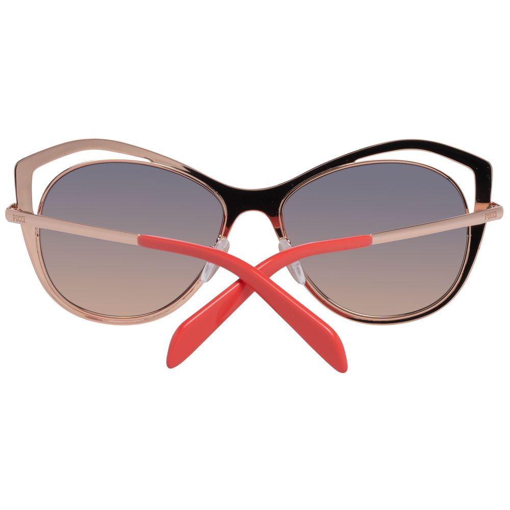 Emilio Pucci Rose Gold Women's Sunglasses