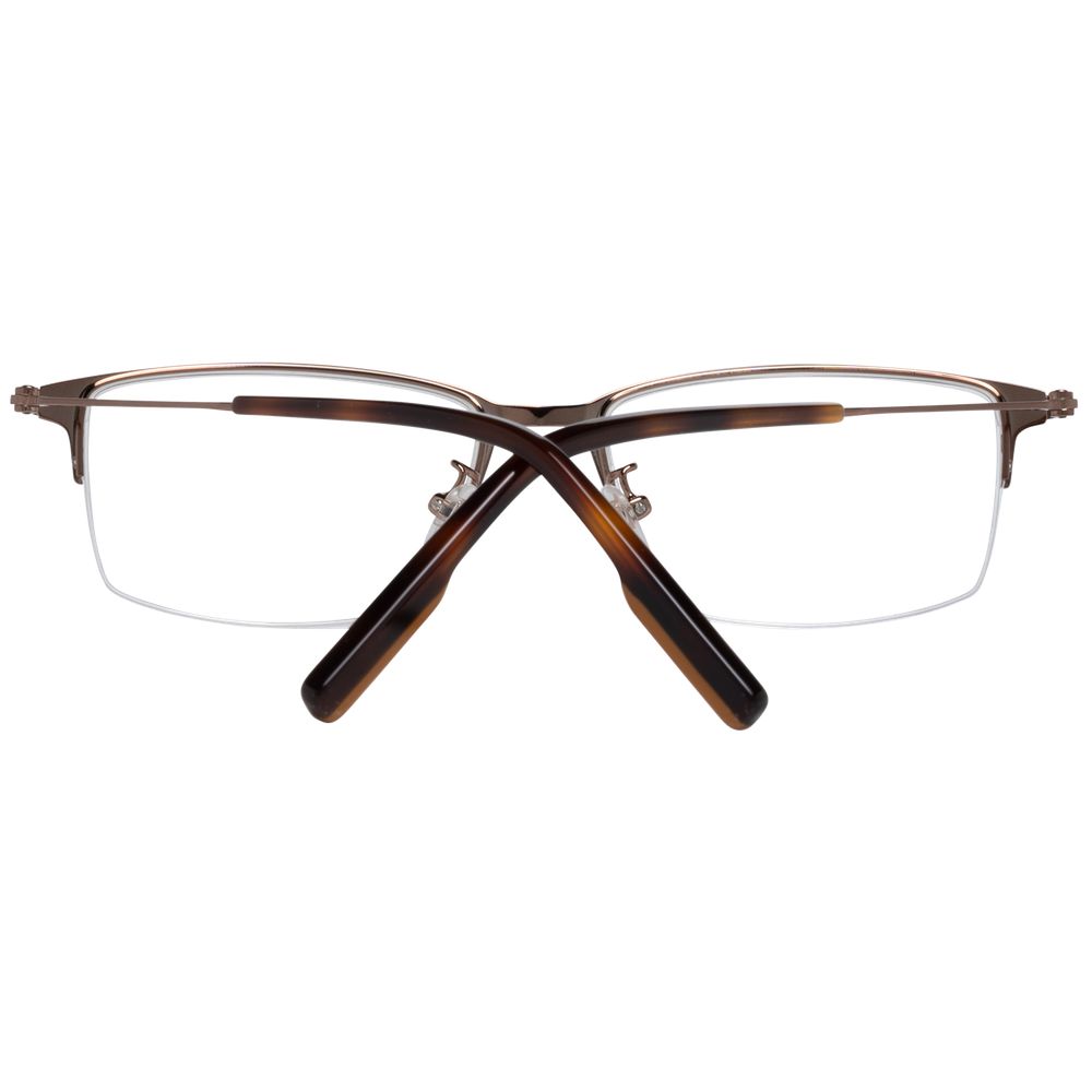 Ermenegildo Zegna Bronze Men's Optical Frames – 55mm Half-Rim