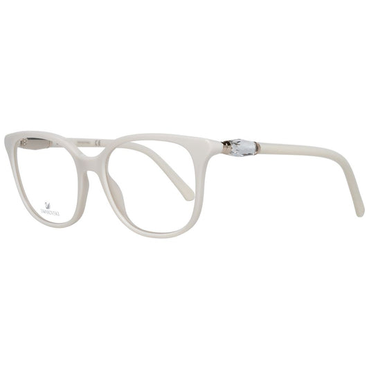 Swarovski Women’s Optical Frames – White Square Full-Rim