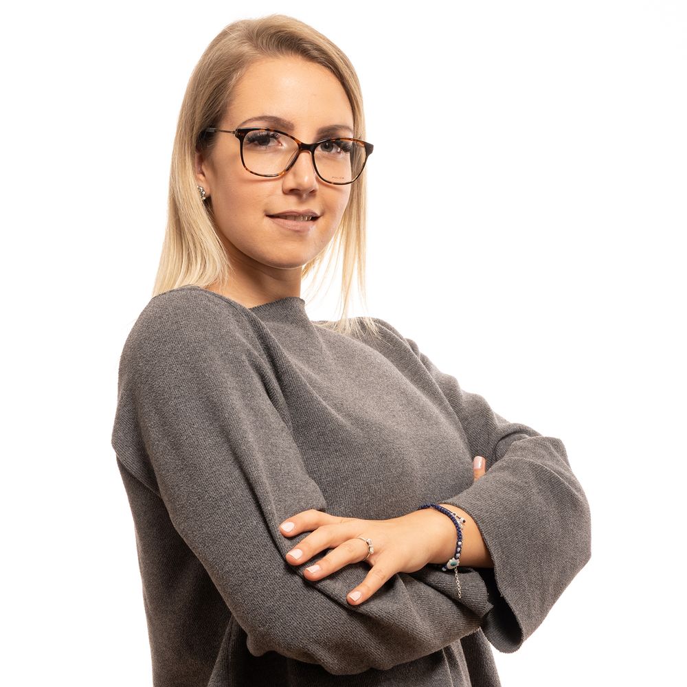 Police Women’s Optical Frames – Brown Rectangle Frame, 52mm