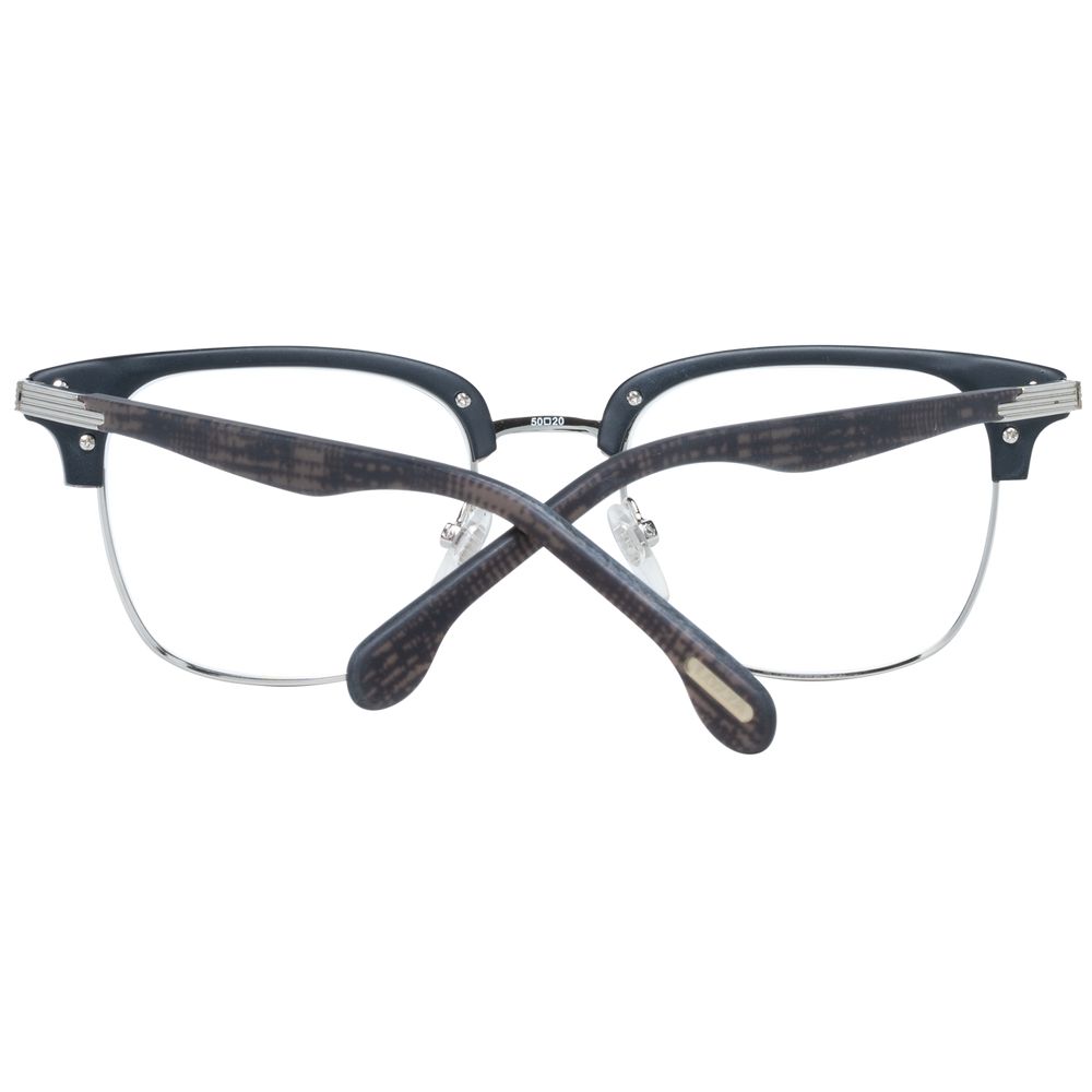 Lozza Brown Unisex Optical Frames – Trapezium Full-Rim Design