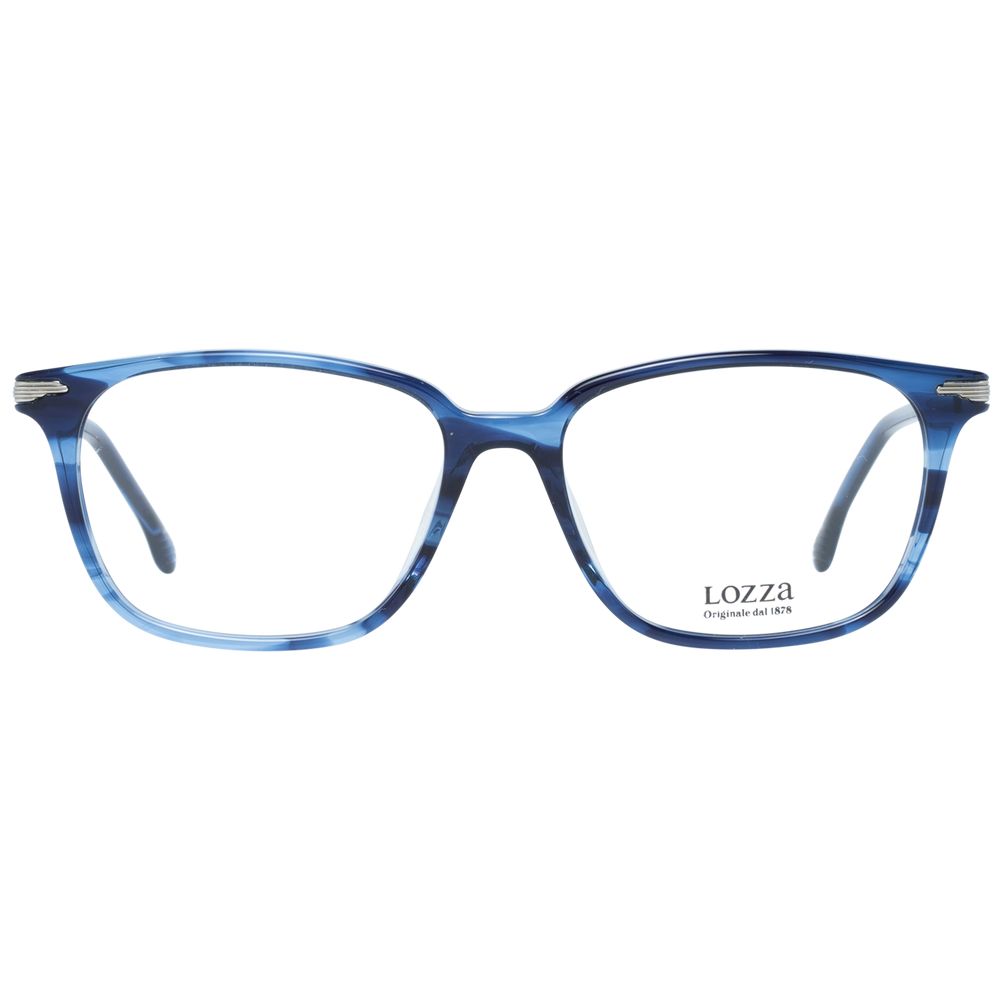 Lozza Blue Men’s Optical Frames – Rectangle Full-Rim, 53mm