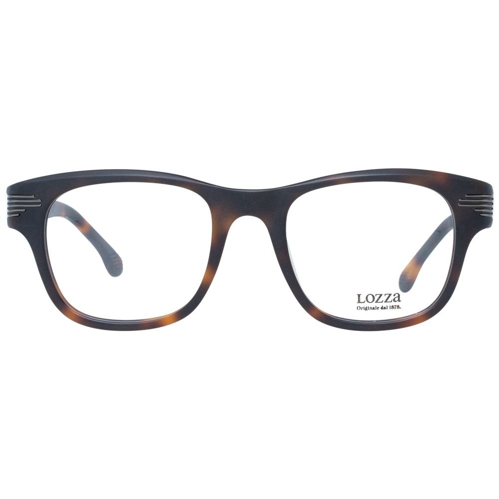 Lozza Unisex Optical Frames – Brown Round Full-Rim, 50mm