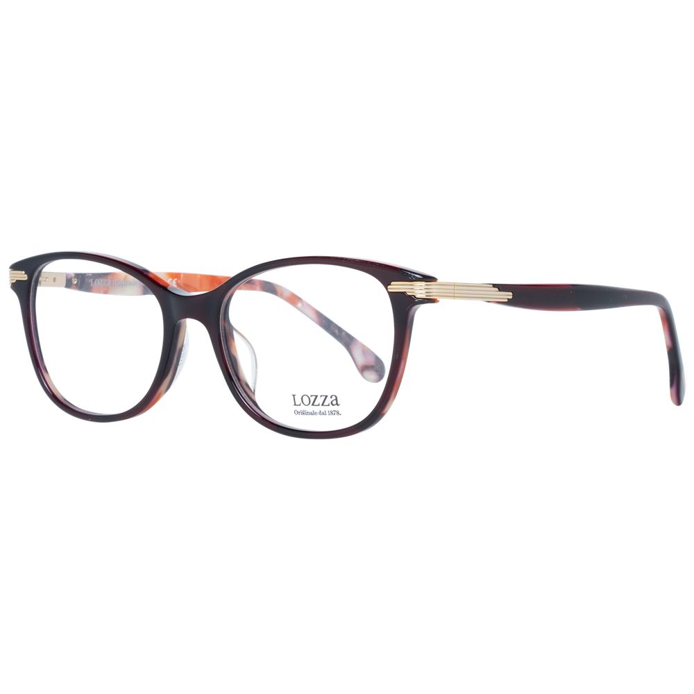 Lozza Burgundy Women's Optical Frames – Rectangle Full-Rim