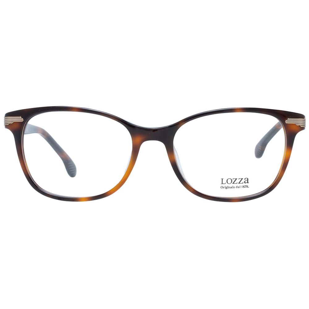 Lozza Women’s Optical Frames – Brown Oval Full-Rim, 50mm