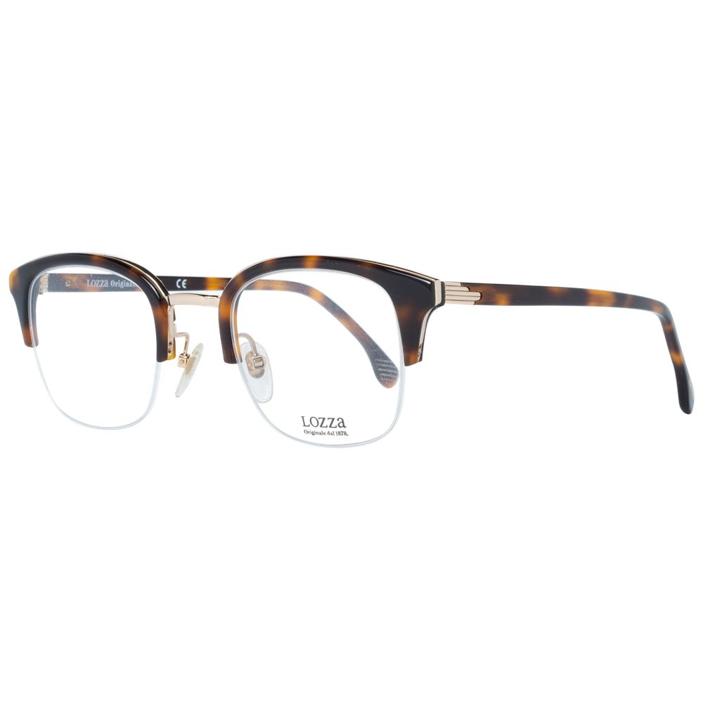 Lozza Brown Unisex Optical Frames – Stylish Square Design