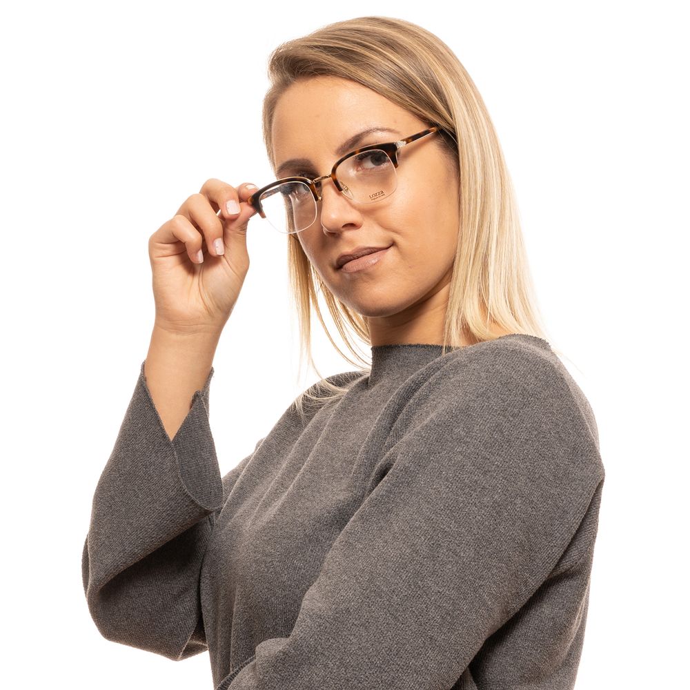 Lozza Brown Unisex Optical Frames – Stylish Square Design