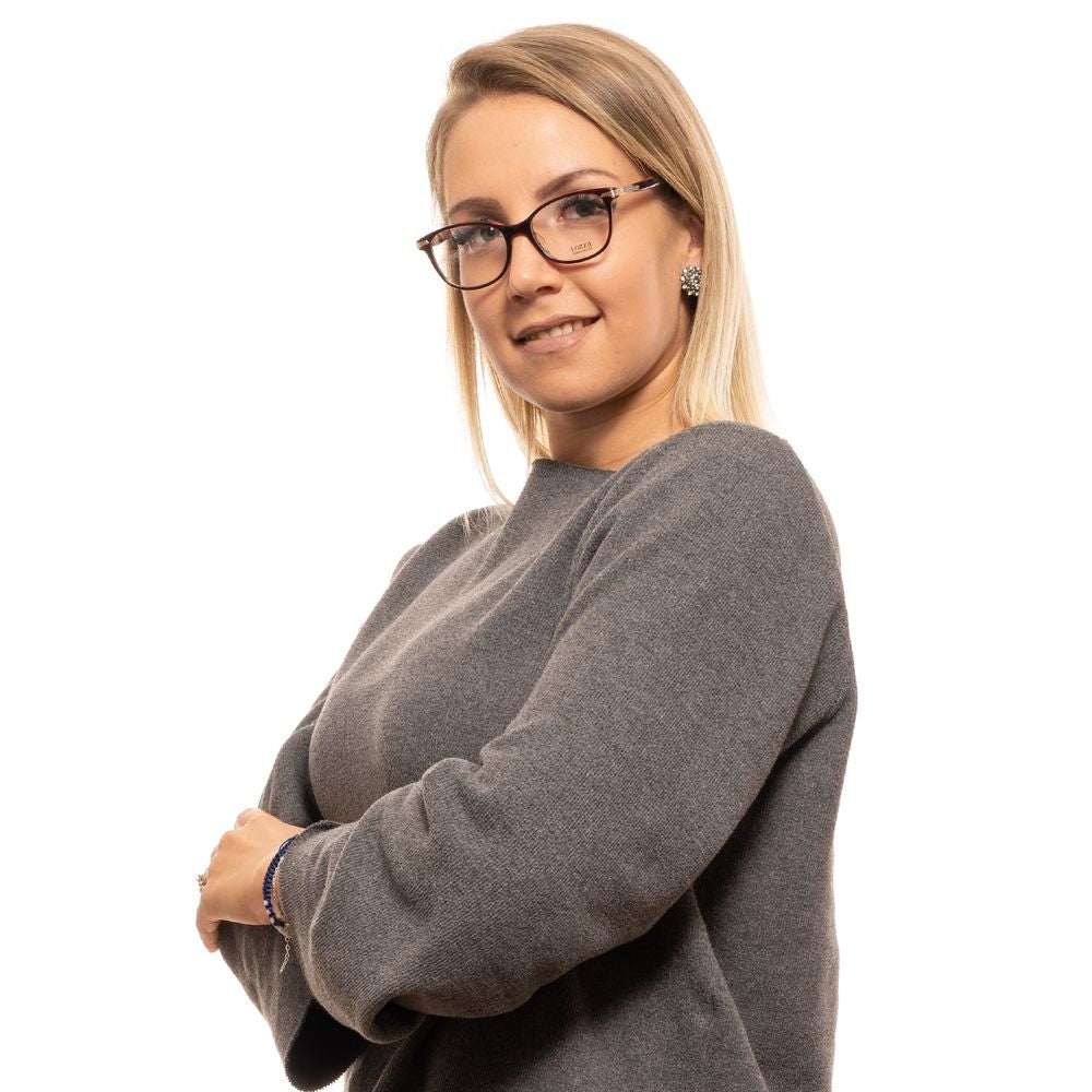 Lozza Burgundy Women's Optical Frames – Rectangle Full-Rim