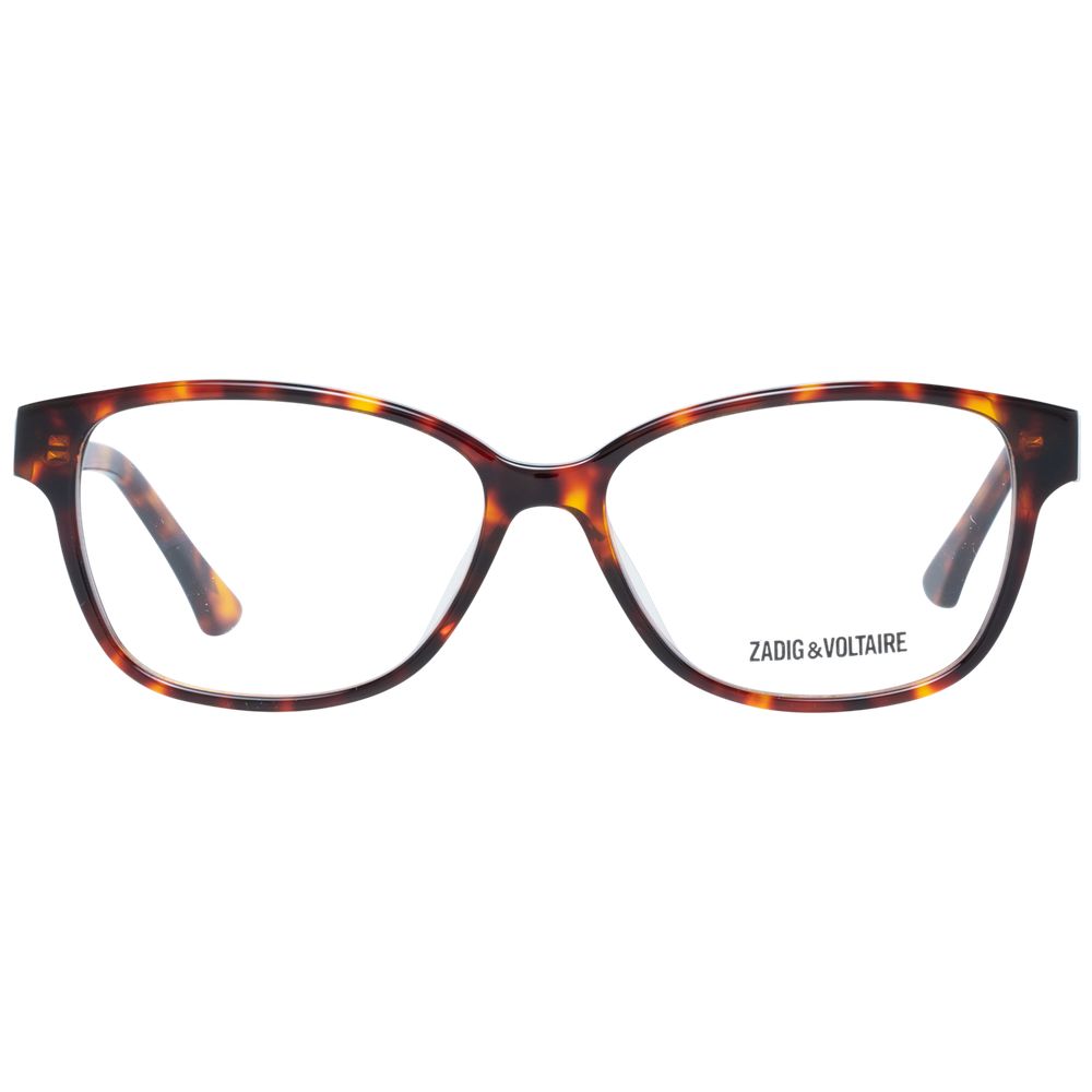 Zadig & Voltaire Unisex Optical Frames – Brown Rectangle, 54mm