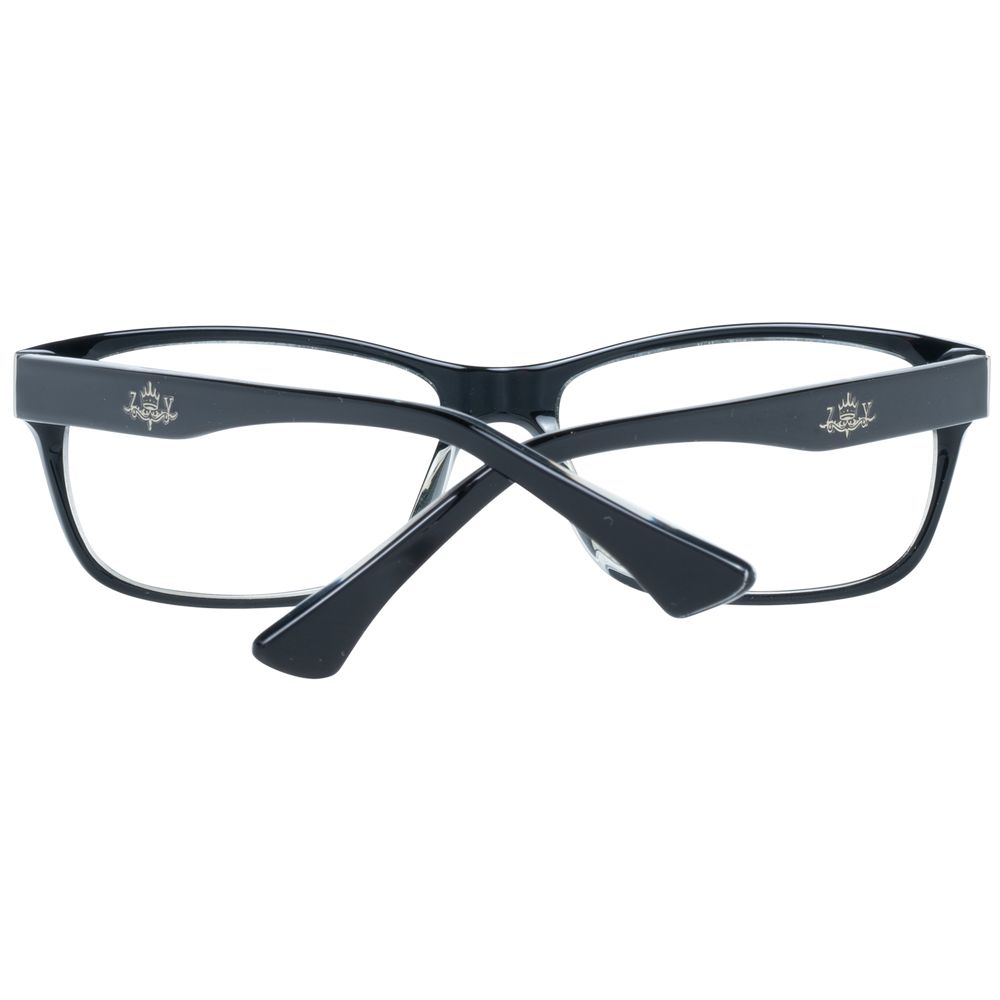 Zadig & Voltaire Black Unisex Optical Frames – Rectangle Style