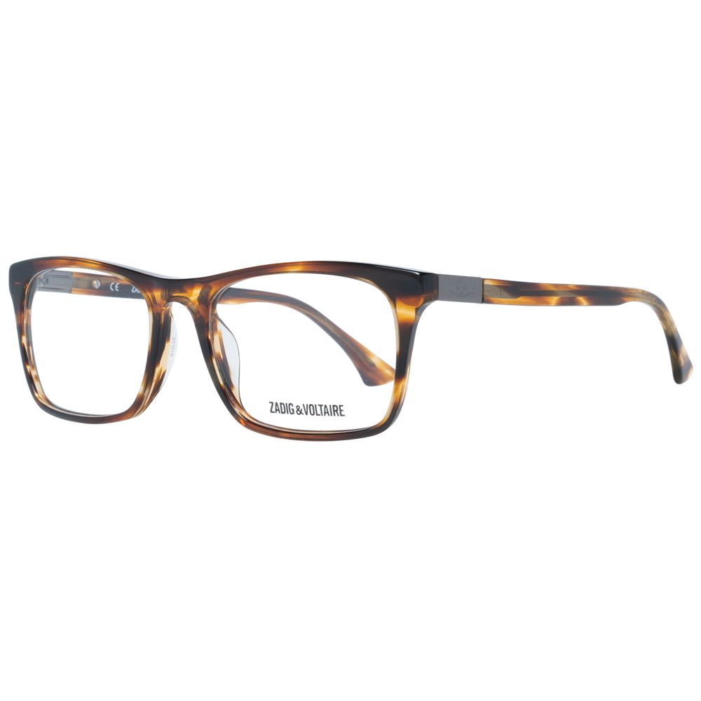 Zadig & Voltaire Men's Optical Frames – Brown Rectangle Style