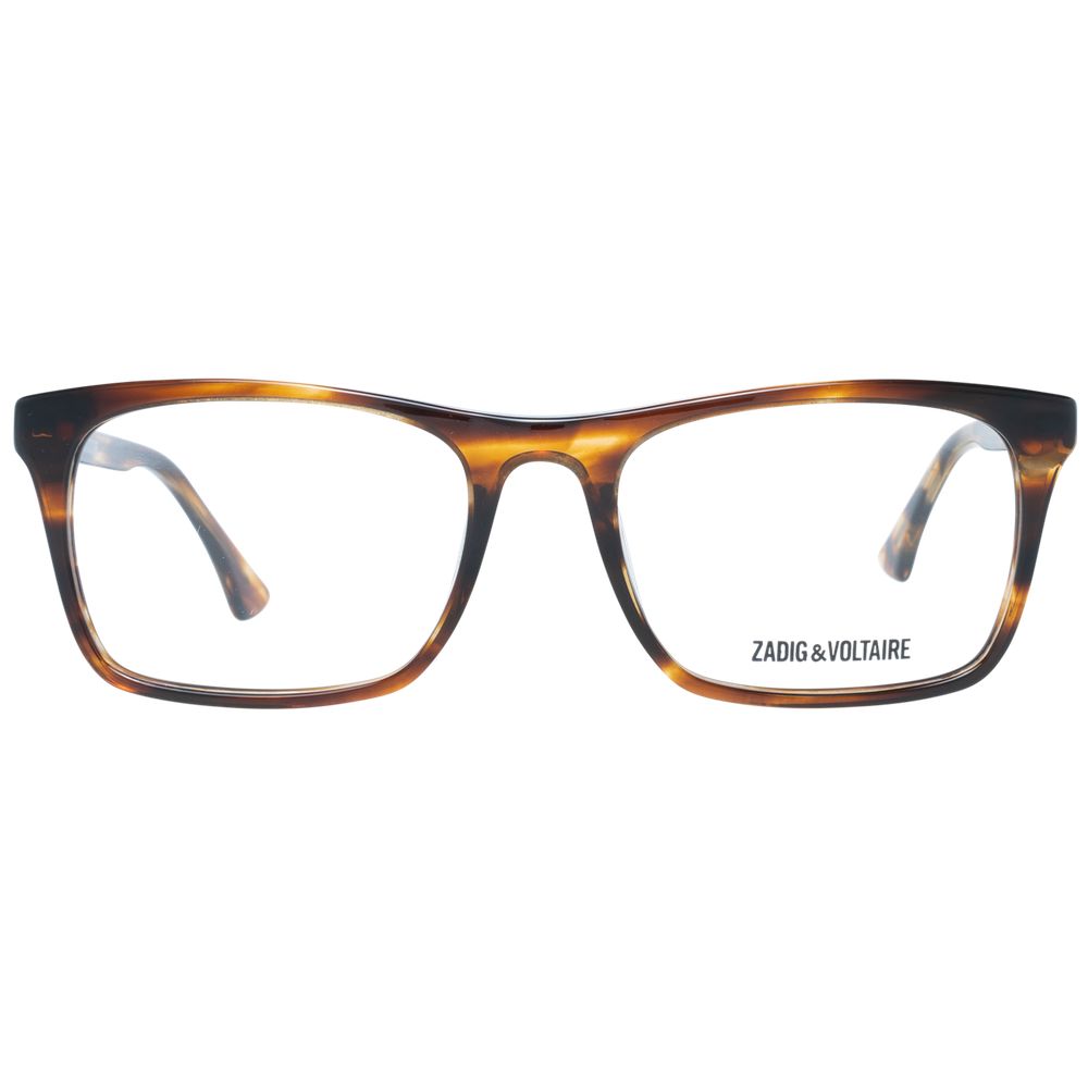 Zadig & Voltaire Men's Optical Frames – Brown Rectangle Style