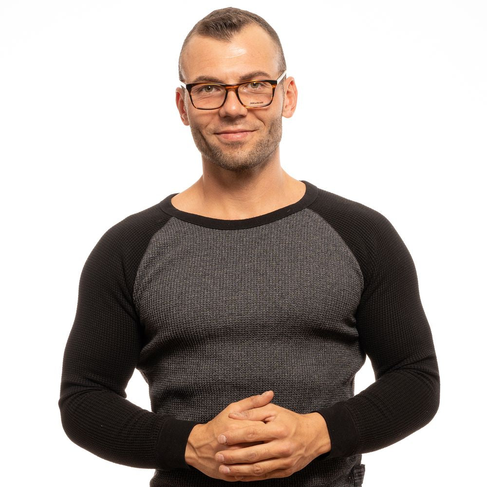 Zadig & Voltaire Men's Optical Frames – Brown Rectangle Style