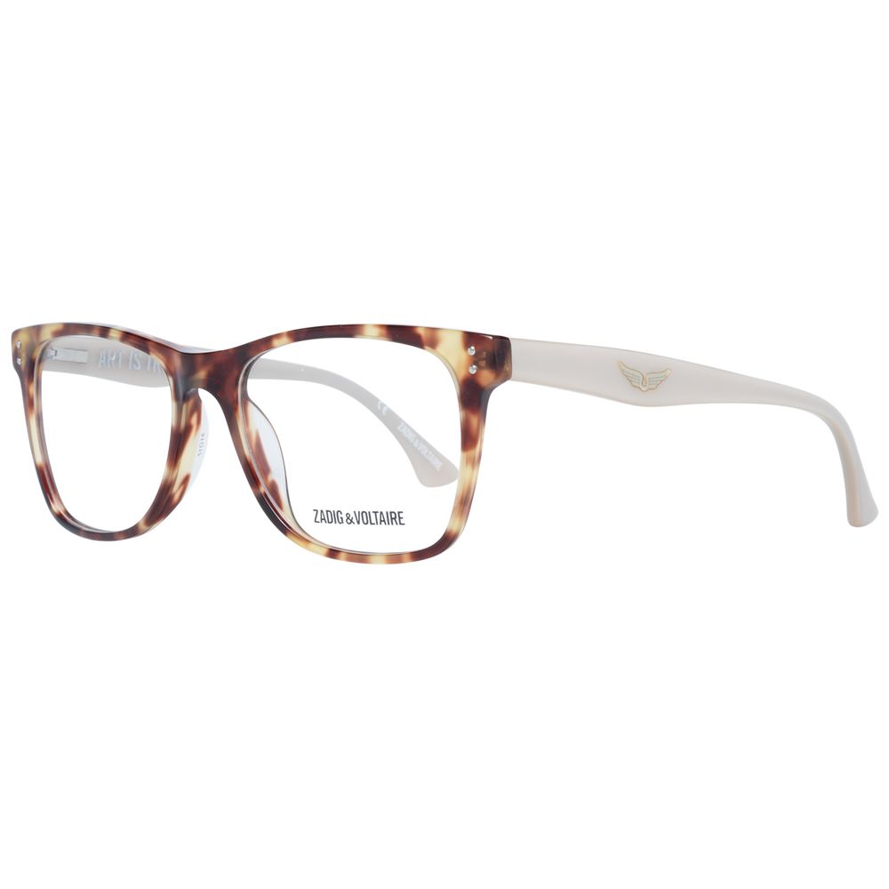 Zadig & Voltaire Unisex Optical Frames – Brown Rectangle Fit