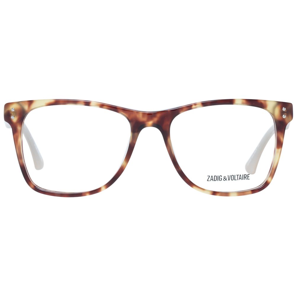 Zadig & Voltaire Unisex Optical Frames – Brown Rectangle Fit