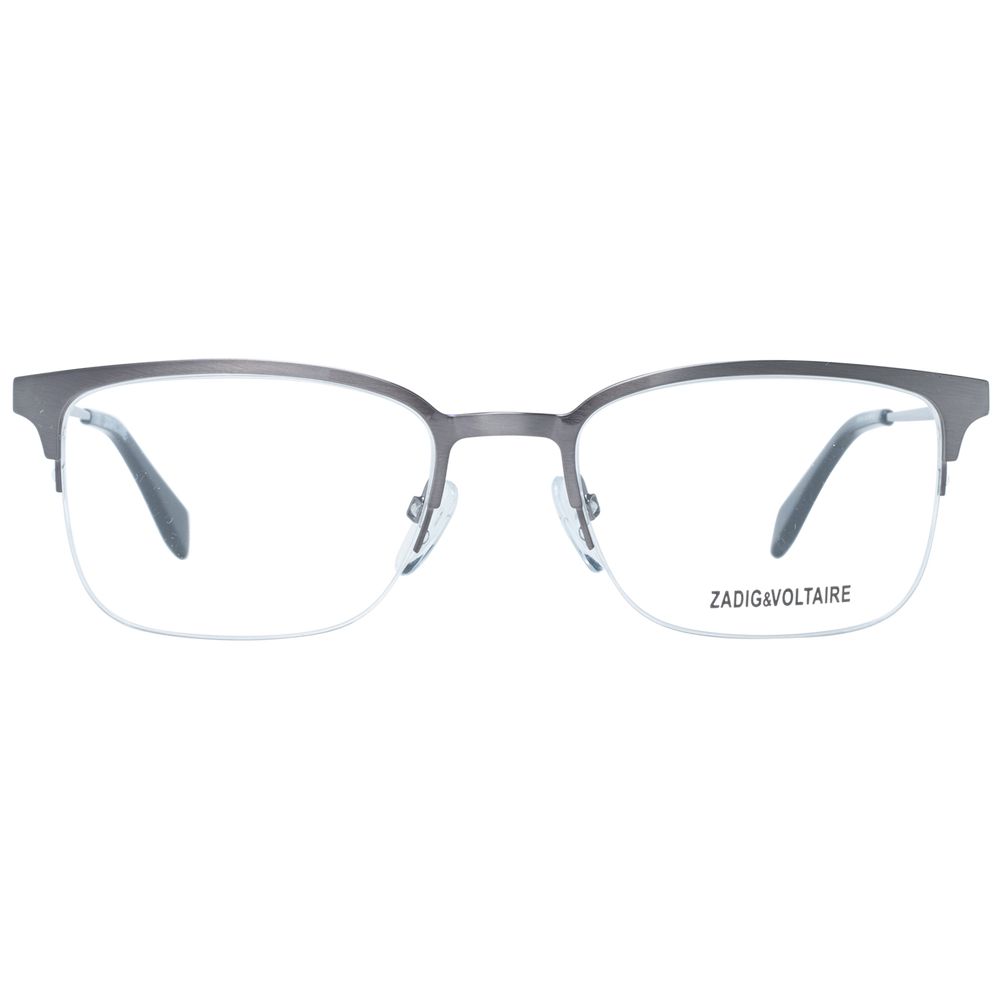 Zadig & Voltaire Men's Optical Frames – Grey Rectangle Glasses