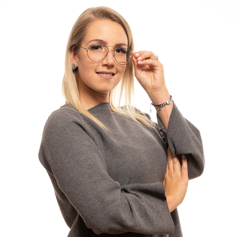 Zadig & Voltaire Women’s Gold Optical Frames – Oval Full-Rim