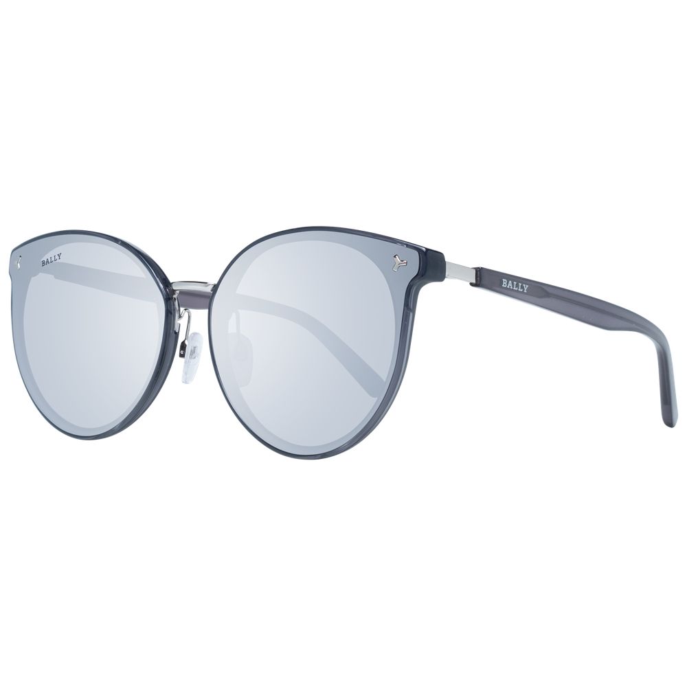 Bally Gray Women Sunglasses - Round Mirrored Grey Lenses
